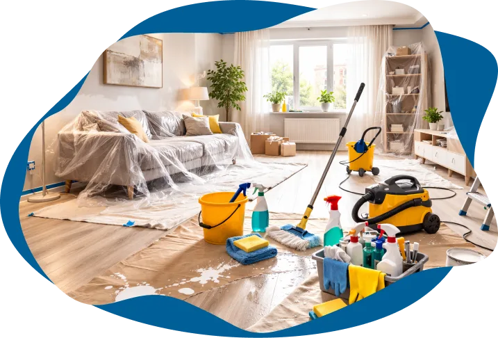 Post-renovation cleanup and cleaning services